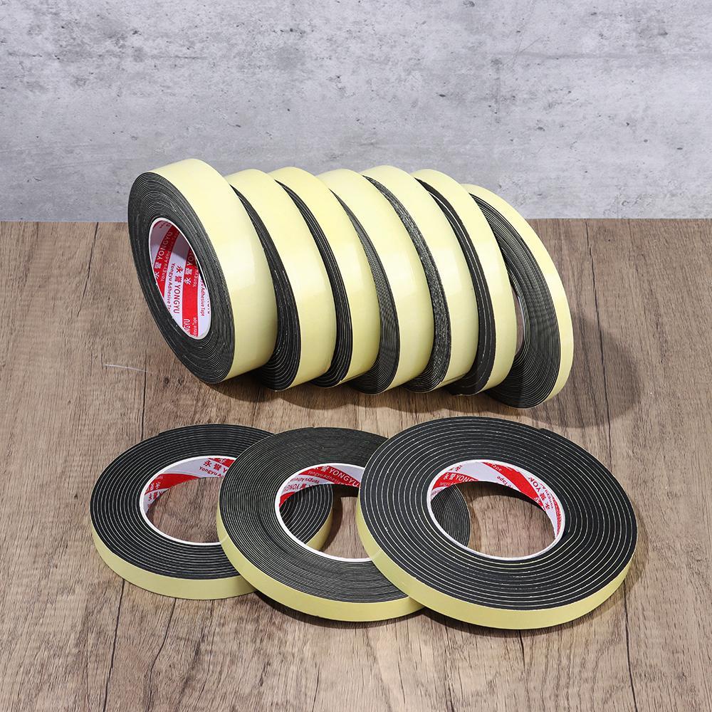 Preva 1pcs Seal Strip Perangkat Keras Kamar Mandi Jendela Pintu Insulasi Suara Weather Stripping Rubber Strip Tape