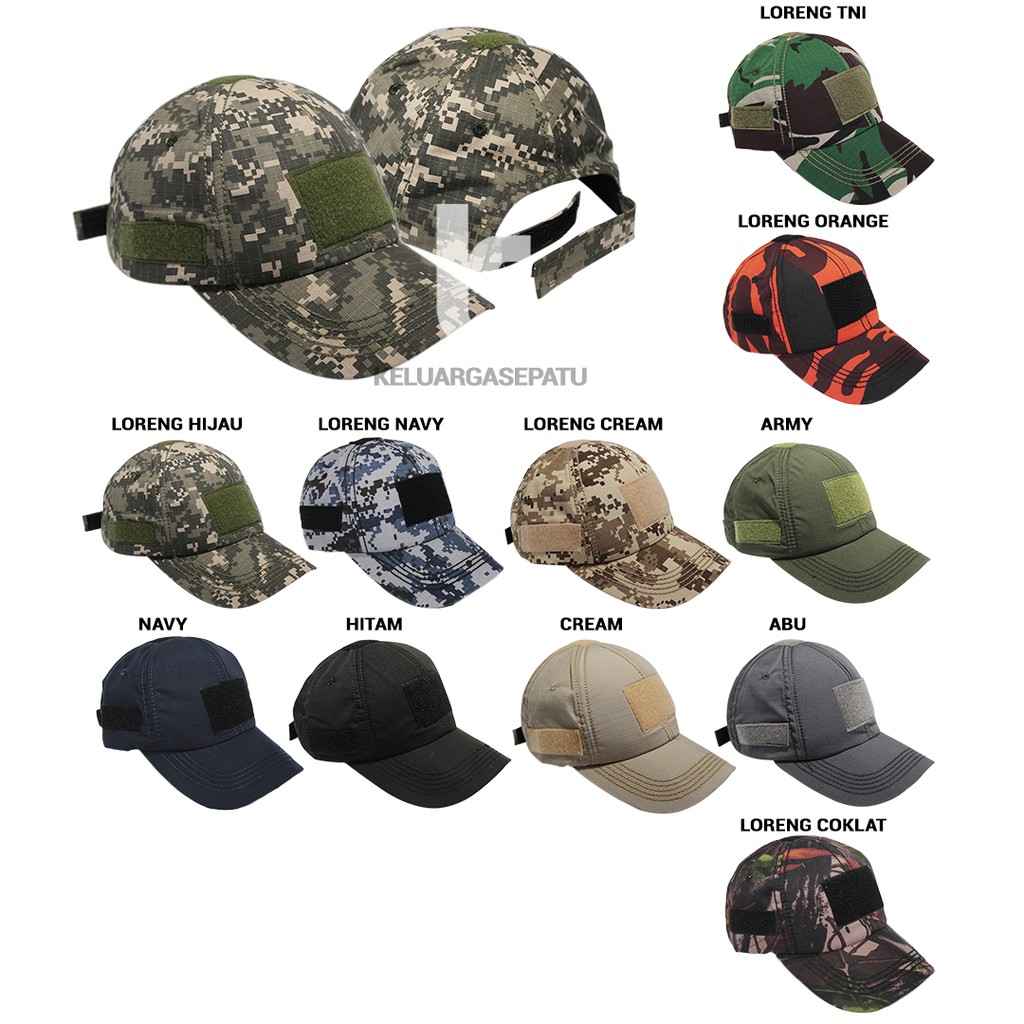 GROSIR TOPI TACTICAL MOTIF CAMO MURAH BANDUNG