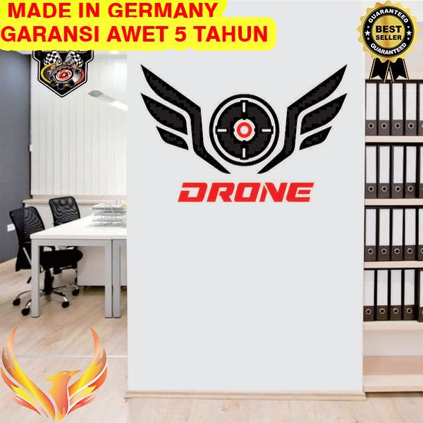 

TERMURAH Wall Sticker Stiker Drone logo cutting stiker Phoenix Star
