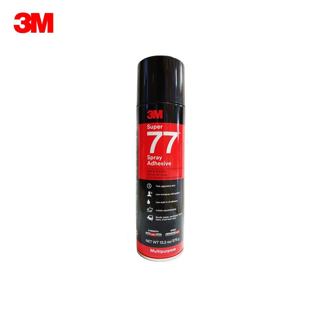 3M Super 77 Semprot Serbaguna Spray Adhesive 475gr ORI 3 M SERBAGUNA SPRAY ADHESIVE SERBAGUNA 3M