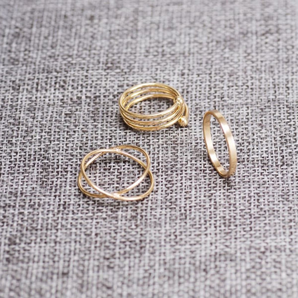 cincin set 6 pcs hollow joint rings(3f4,2f4) jci061