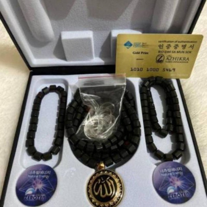 New Azhikra Sisi 8 Kalung Tasbih Terapi Kesehatan