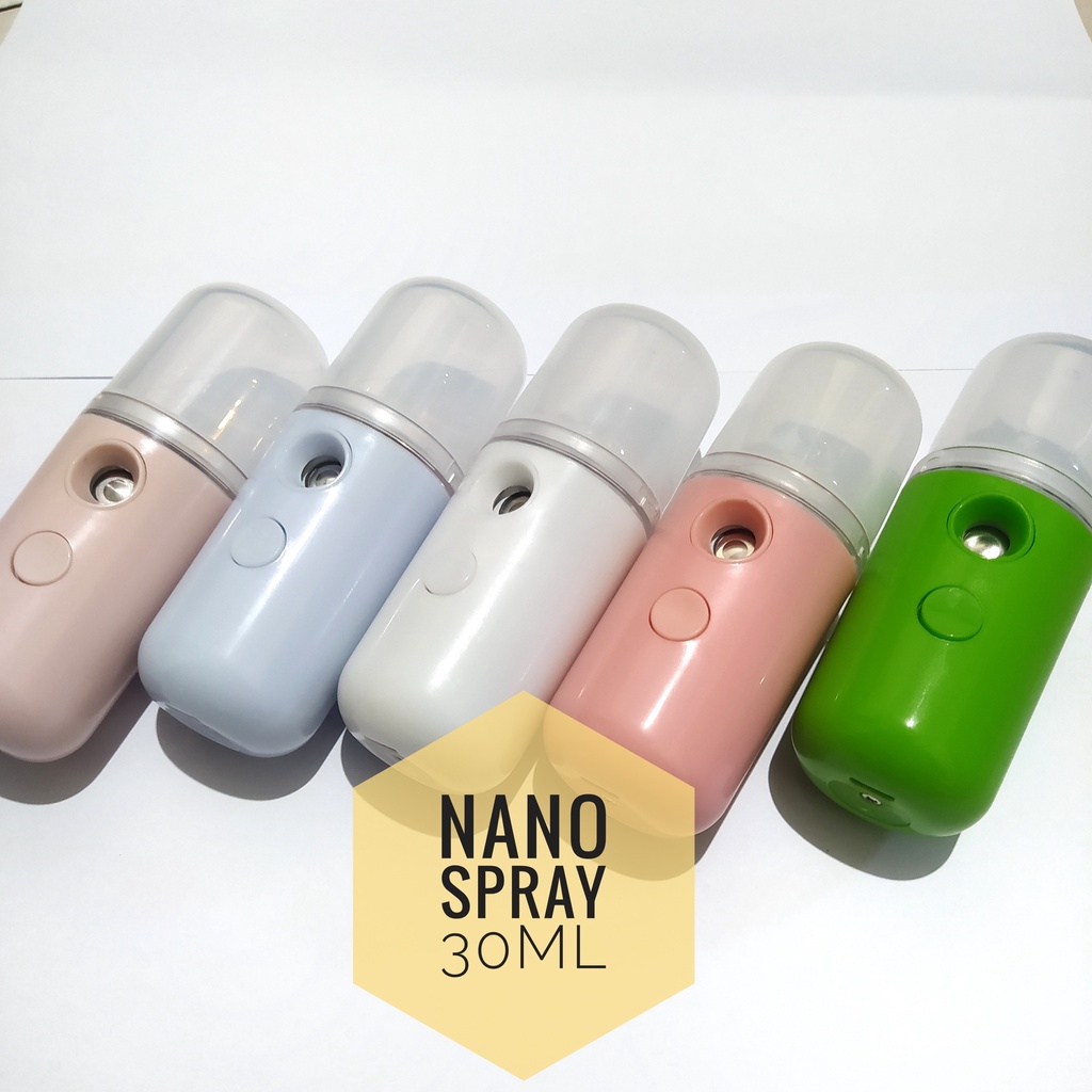 Nano Spray Portable Mini Atomizer USB Nano Mist Spray Facial Humidifier Mist Spray Water Replenishment Alat Facial Alat Perawatan Wajah Pelembab Muka