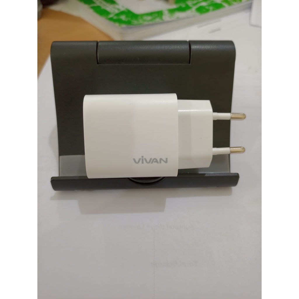 Vivan power turbo 18W PD Quick VOOC Flash Dual Charger 3A Original