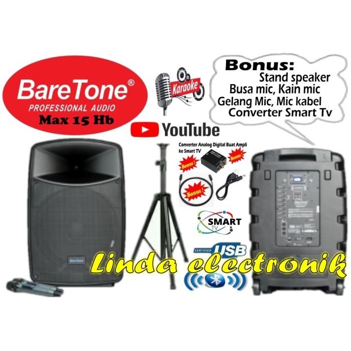 Speak | Speaker Meeting Wireless Baretone Max15 Hb Max15Hb Max 15Hb 15 Inch