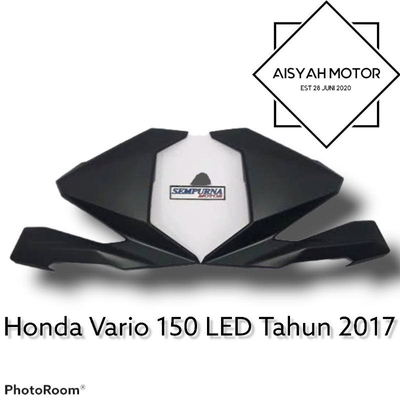 Bodi Halus Honda Vario 150 Led Warna Hitam Doff Tahun 2017