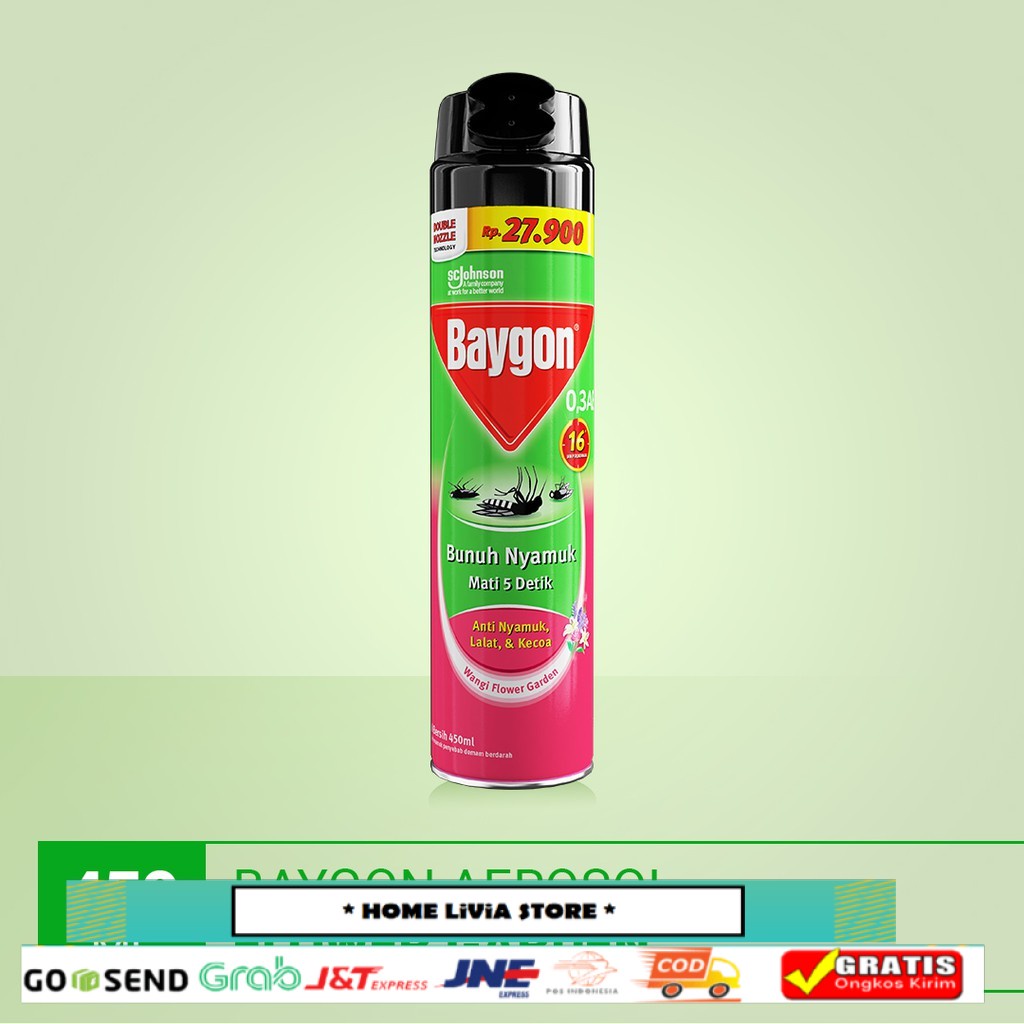 Baygon Aerosol Flower Garden 450 ml
