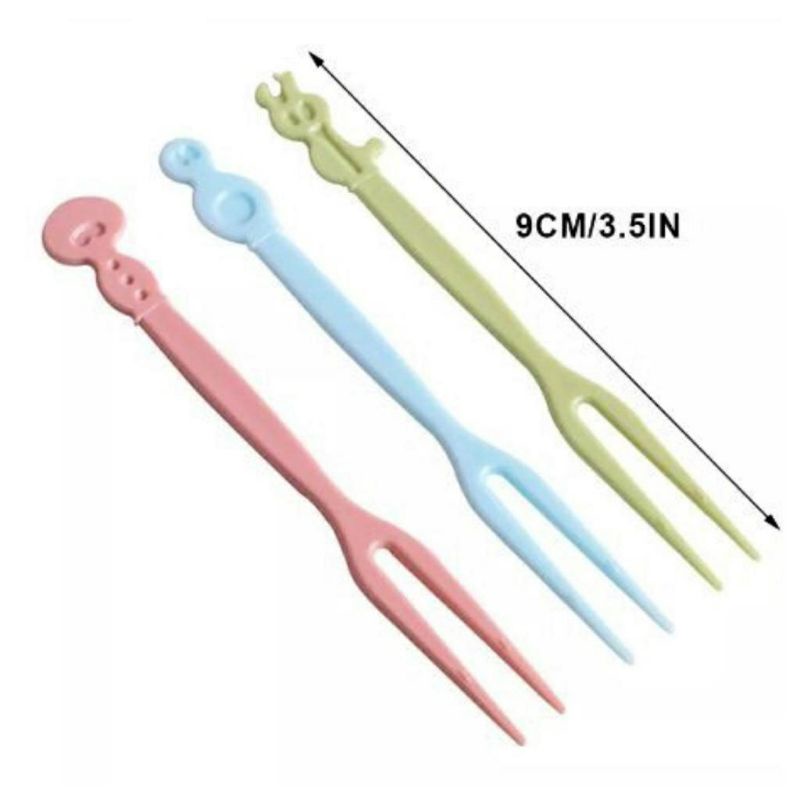 KD1 Garpu Plastik Tusuk Buah