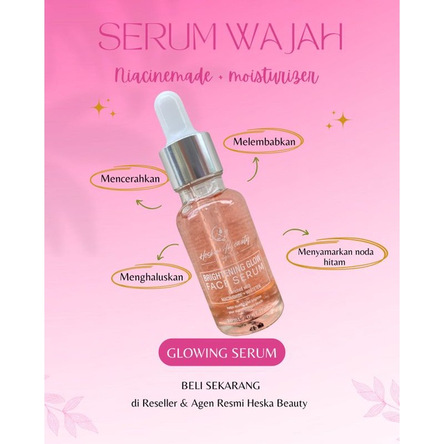 Brightening Glow face serum Heska beauty