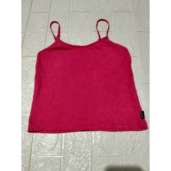 Preloved Tanktop Bonds Pink Fanta Preloved Tanktop Anak Bonds Preloved Bonds Kids Top Preloved Bonds
