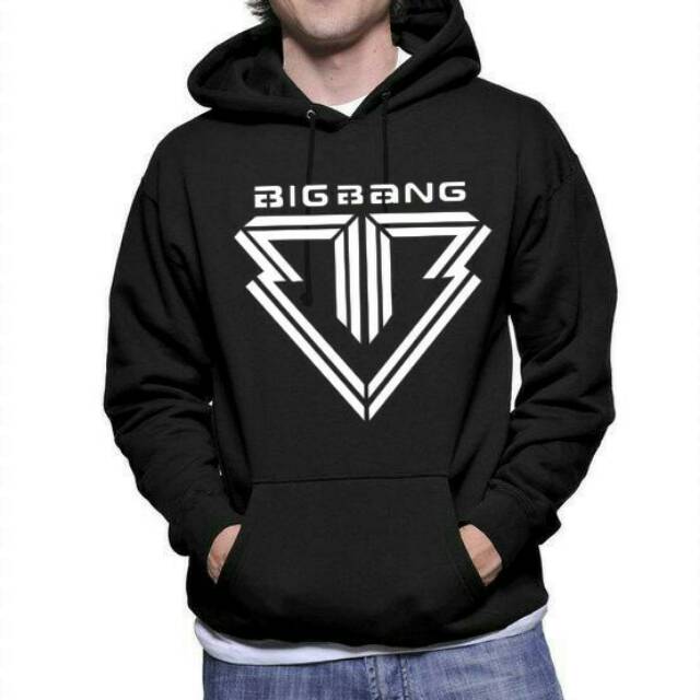 JAKET HOODIE BIGBANG LOGO IMPORT QUALITY