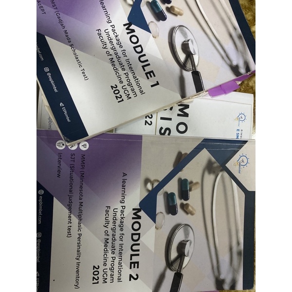 PRELOVED BUKU IUP UGM 2021/2022 MODULE 1/MODULE 2/MODULE SISWA