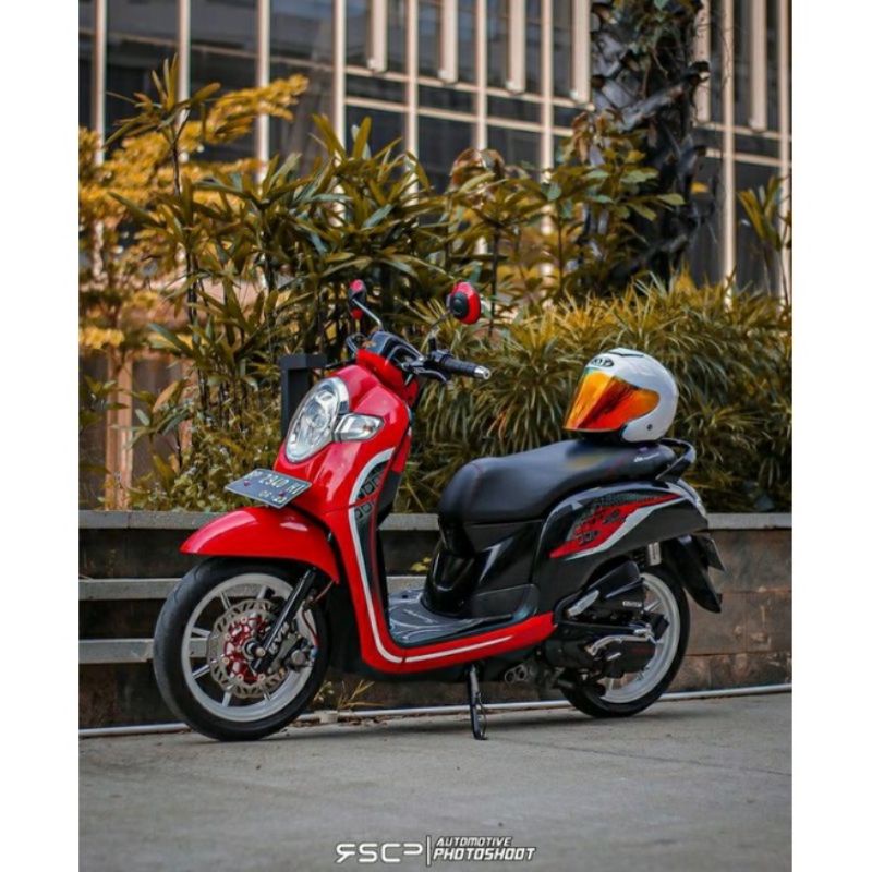 striping sticker standar ORI Honda  Scoopy sporty 2018