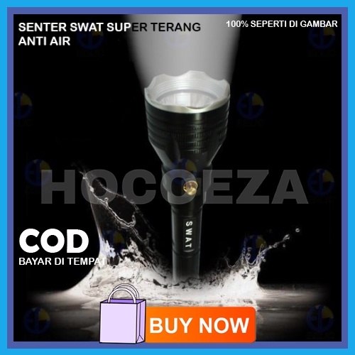 SENTER TANGAN SWAT SUPER TERANG TAHAN AIR TAWAR DAN AIR ASIN SWAT SELAM ZXT 8797 T6 BR57