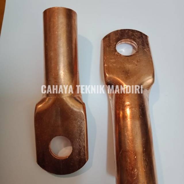 Skun kabel tembaga 50 mm lubang baut 10 DTG-50 skun tembaga / cable lugs