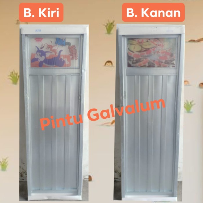 Pintu kamar mandi Galvalum