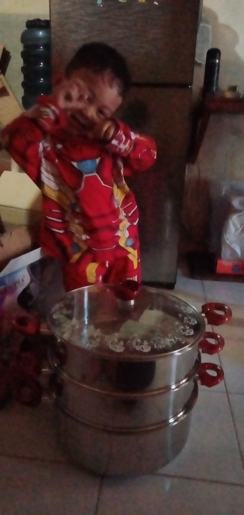 Supra Panci Super Steamer Susun 3 (32cm) Stainless Steel Tebal