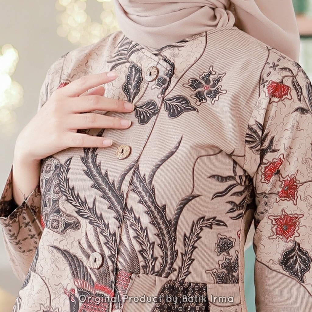 Blouse Batik Atasan Wanita Modern Blouse Batik Yasmina Batik Irma