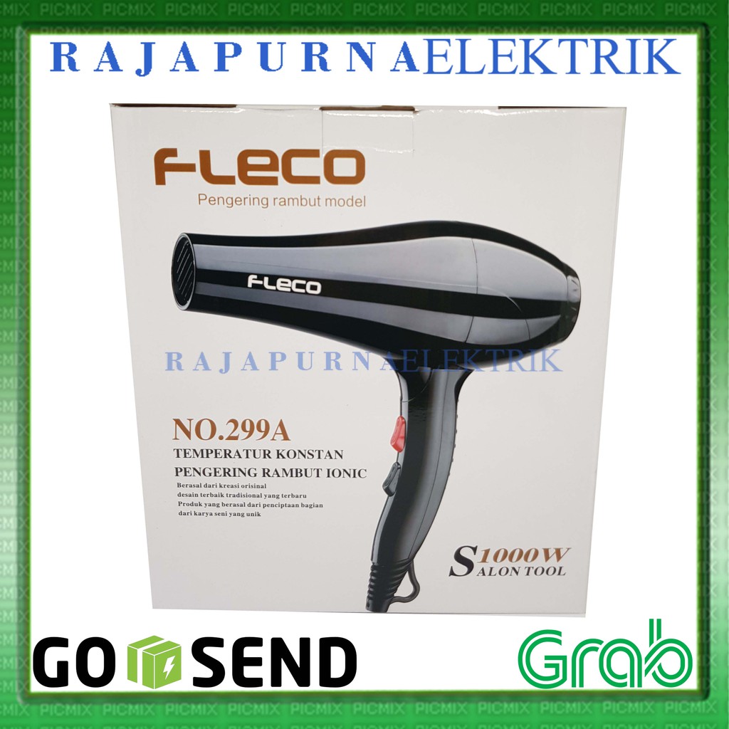 Hair Dryer - Pengering Rambut Ionic 1000Watt FLECO 299A ORIGINAL