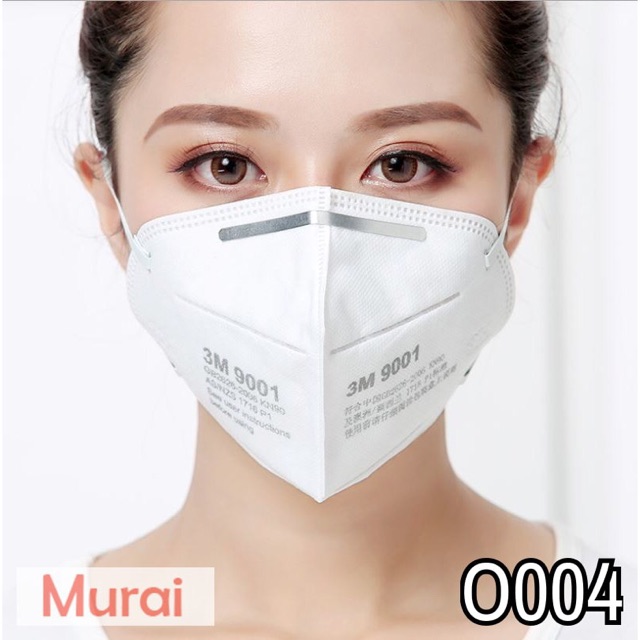Masker 3M N95 Tipe 9001 / 9002 / 9501 / 9541 / 8210 / 8247 KN90 KN95 R95 N90 Earloop Headloop