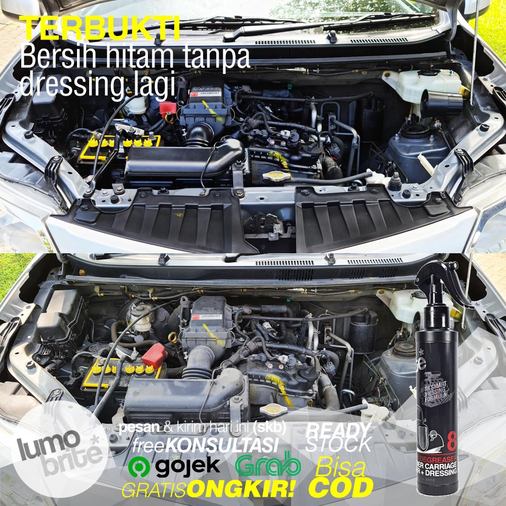 Cairan Pembersih Mesin Motor Mobil LUMOBRITE 8 Heavy Degreaser Spray Pembersih Kerak Karat Mesin Blok Motor Mobil Kolong Ban Roda Engine Degreaser Cleaner Oli