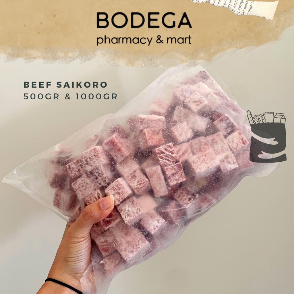 

SAIKORO WAGYU BEEF Meltic Cubes Steak (3cm x 3cm pack) | 500gr & 1000gr (BODEGA MART)