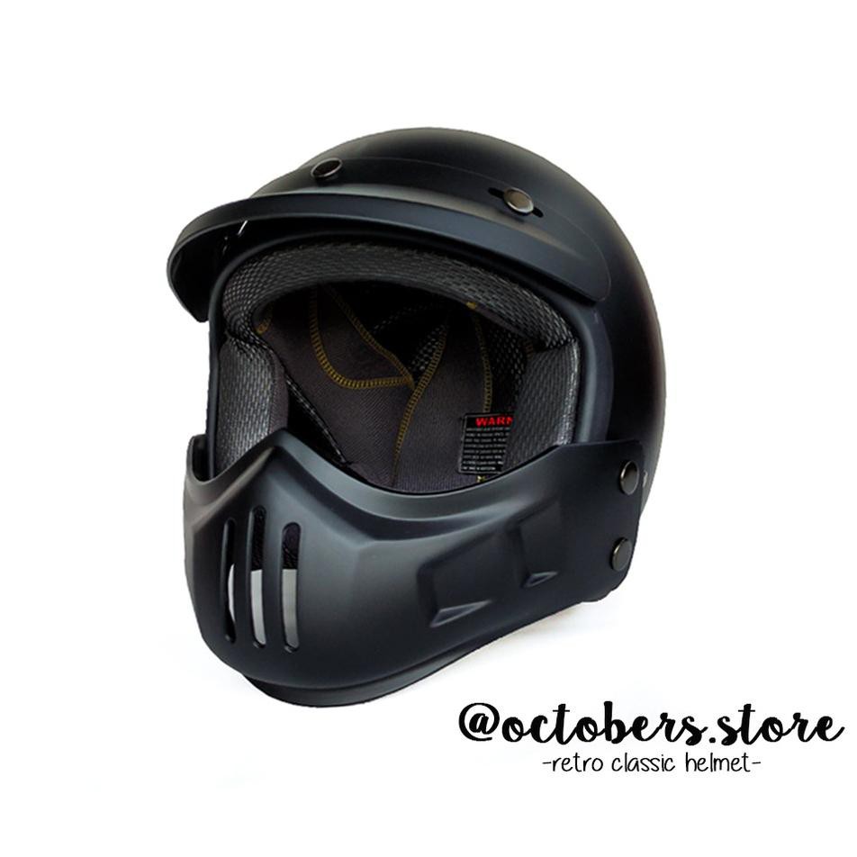 Bayar Dirumah ! HELM CAKIL MODULAR (HALF FACE / FULL FACE) - HELM RETRO - HELM BOGO