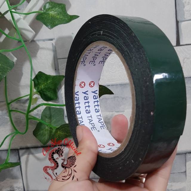 24mm 4meter Double tape busa foam/dobel tip busa foam/double tip hijau busa