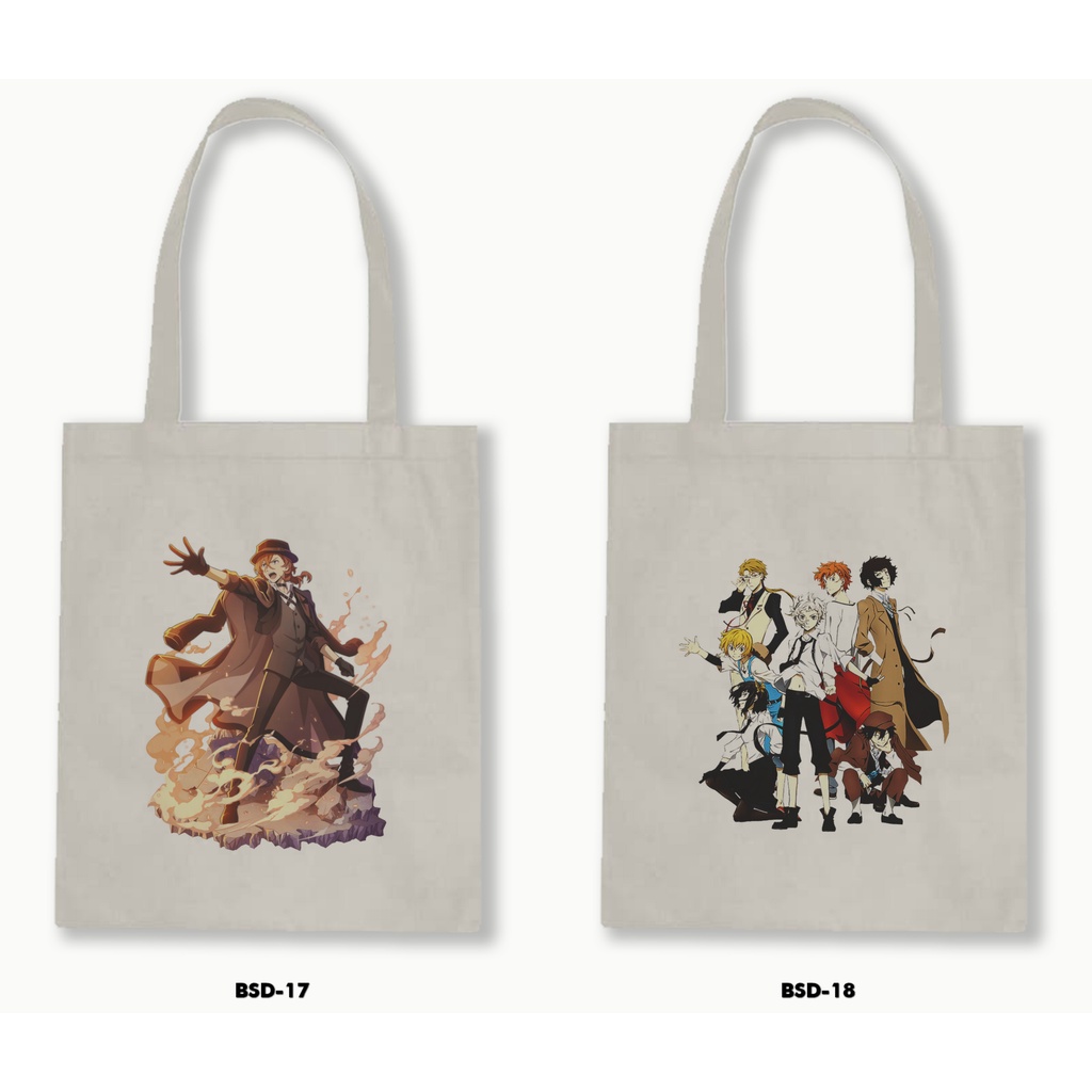 TOTE BAG RESLETING - BUNGOU STRAY DOGS / ANIME / MANGA 01
