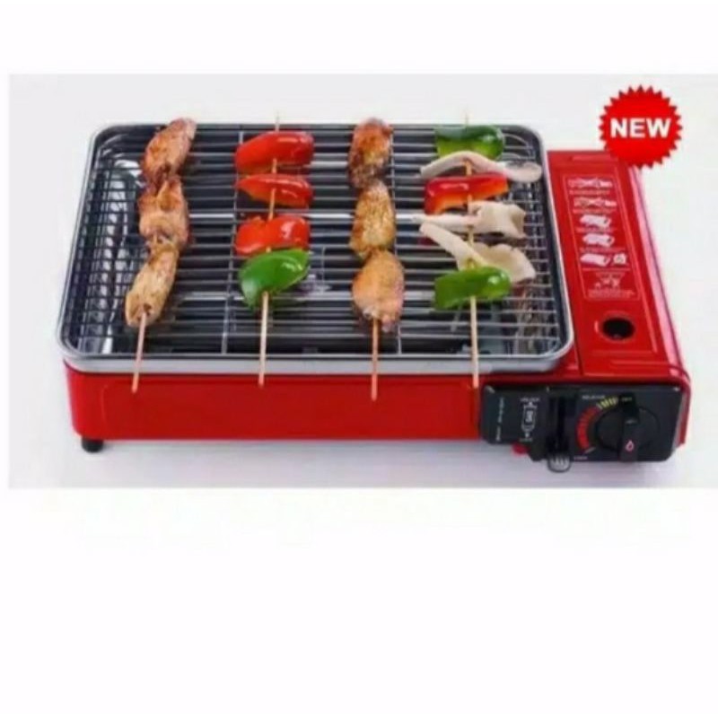 Kompor Progas portable memanggang sate