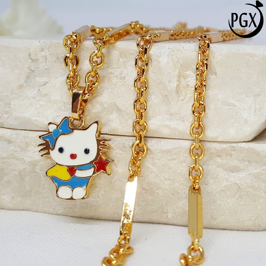 PGX Kalung Anak Perempuan Xuping Lapis Emas Aksesoris Fashion Perhiasan Premium - XA013