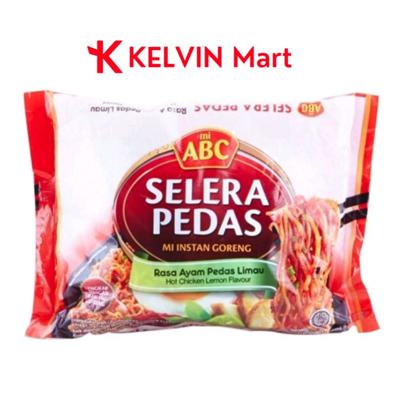 

ABC Mie Goreng Selera Pedas Ayam Pedas Limau Pck 85g