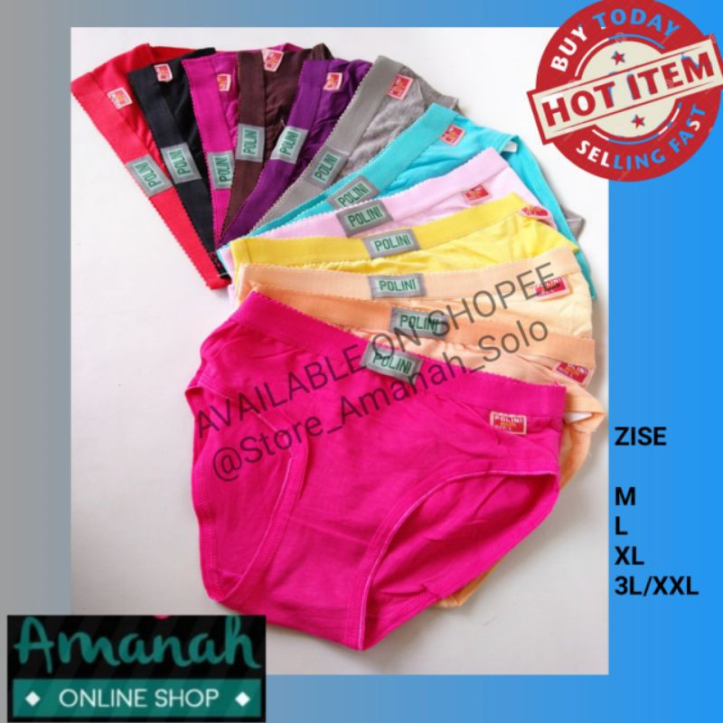 CELANA DALAM WANITA POLINI/CELANA DALAM/CELANA DALAM POLOS/CELANA POLINI/CELANA DALAM MURAH