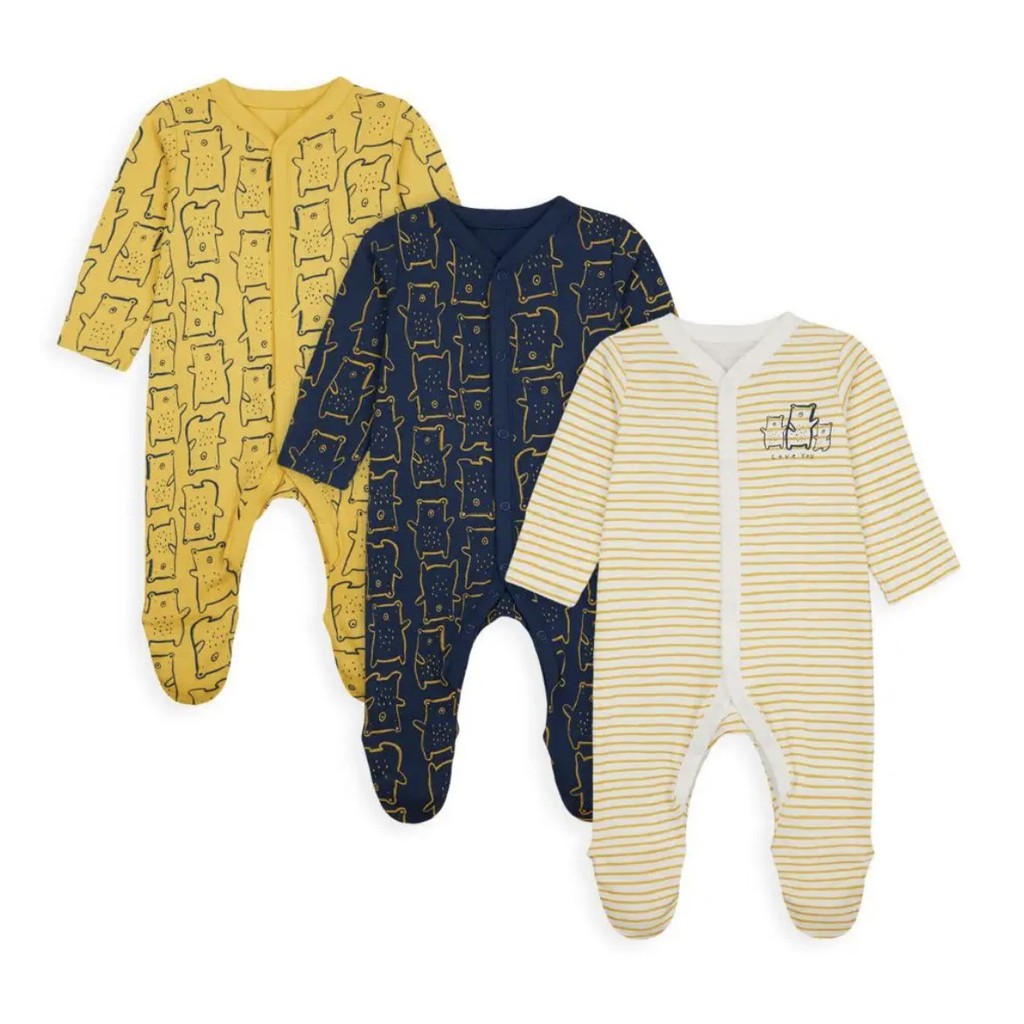 1pcs SLEEPSUIT MOTHERCARE 1 - 3 / 18 - 24 bulan sleep suit  Tutup Kaki ada Penutup tangan