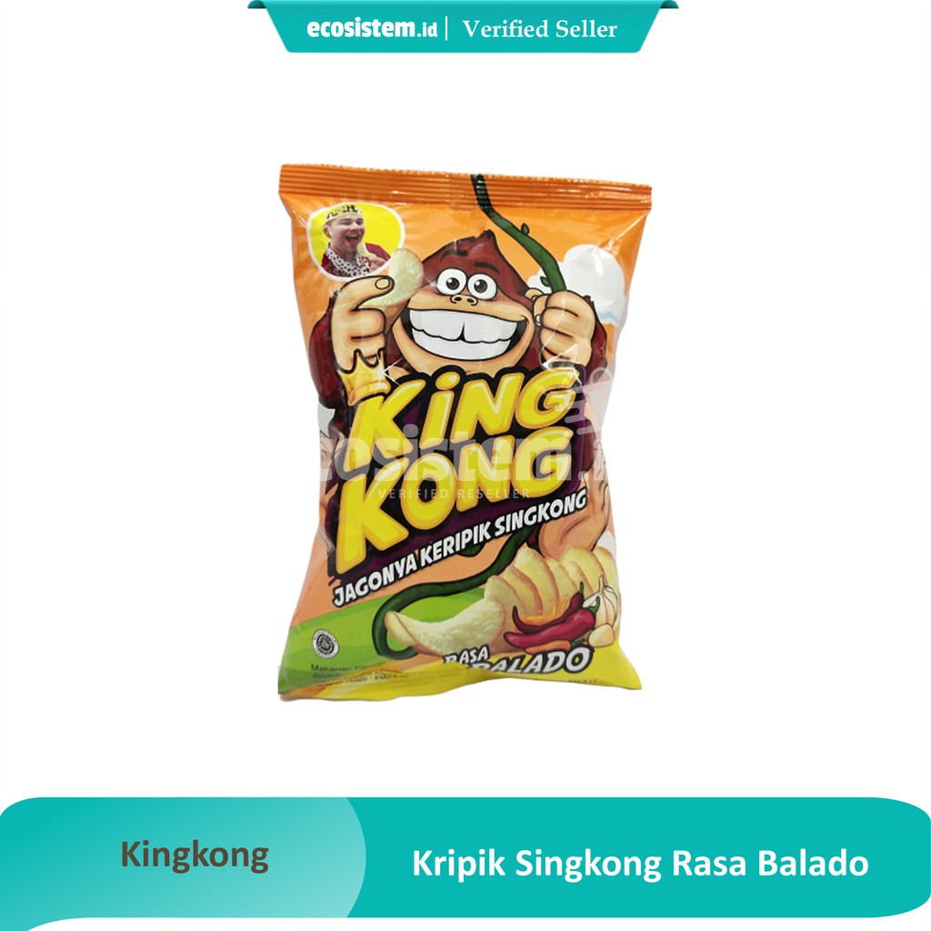 

Kingkong Kripik Singkong Rasa Balado