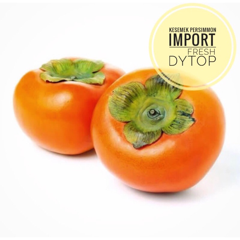 

Buah Kesemek Persimmon New Zealand Import Manis Fresh - Per Pcs