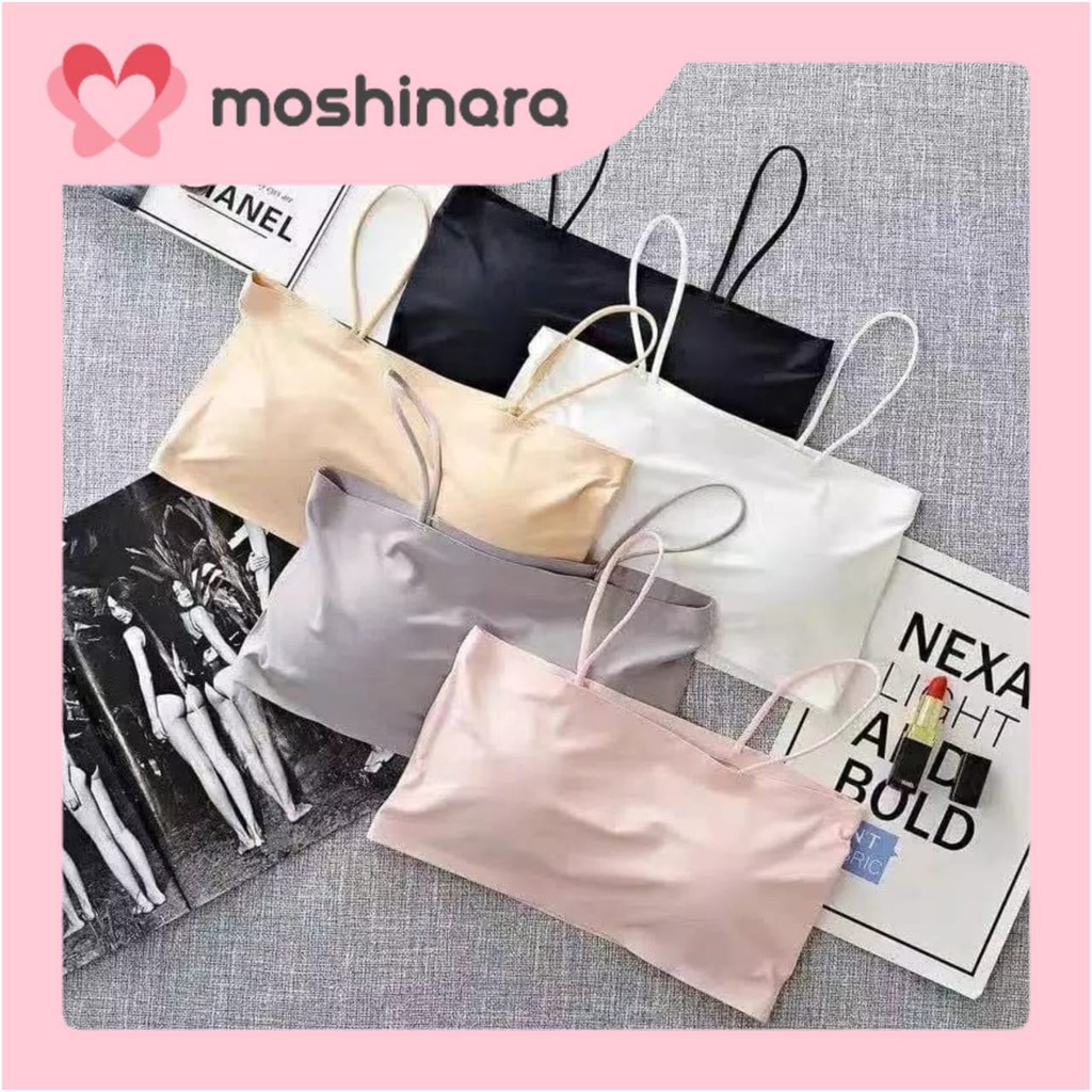 BH Kemben Wanita Bra Tanpa Kawat Sport Jumbo Sorex Remaja Tali Crop Top Korea Underwear Bralette