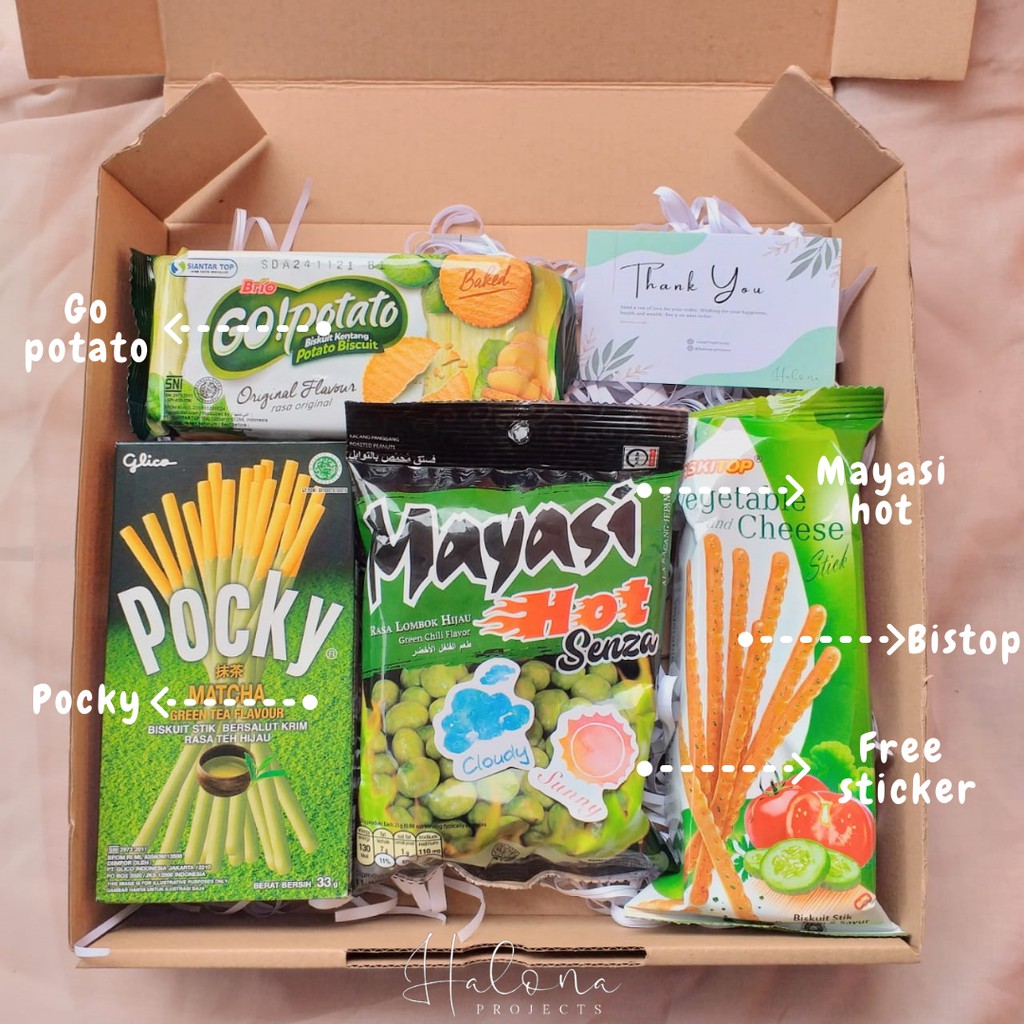 

Snack Gift Box - Green Edition