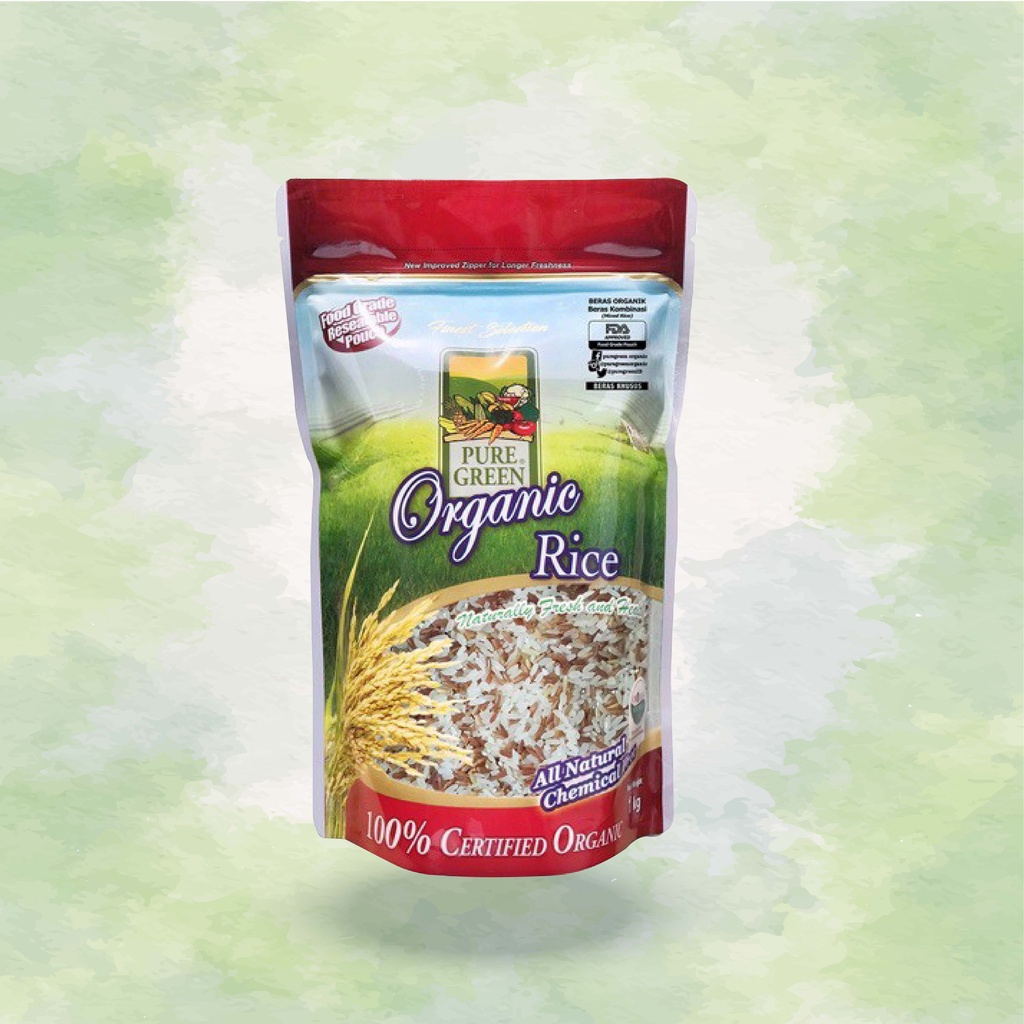 

Puregreen Organic Rice Mix (Merah Putih) 1 Kg