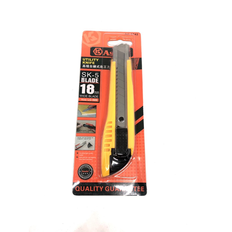 

cutter utility knife silet sk-5 blade 18mm wide blade Lc-500