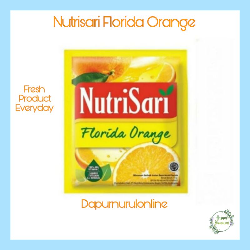 

Nutrisari Florida Orange 1 renceng