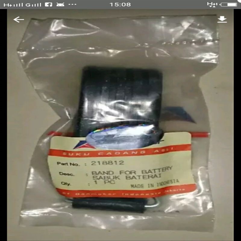 karet sabuk baterai aki 10ah untuk vespa excel merk danmotor