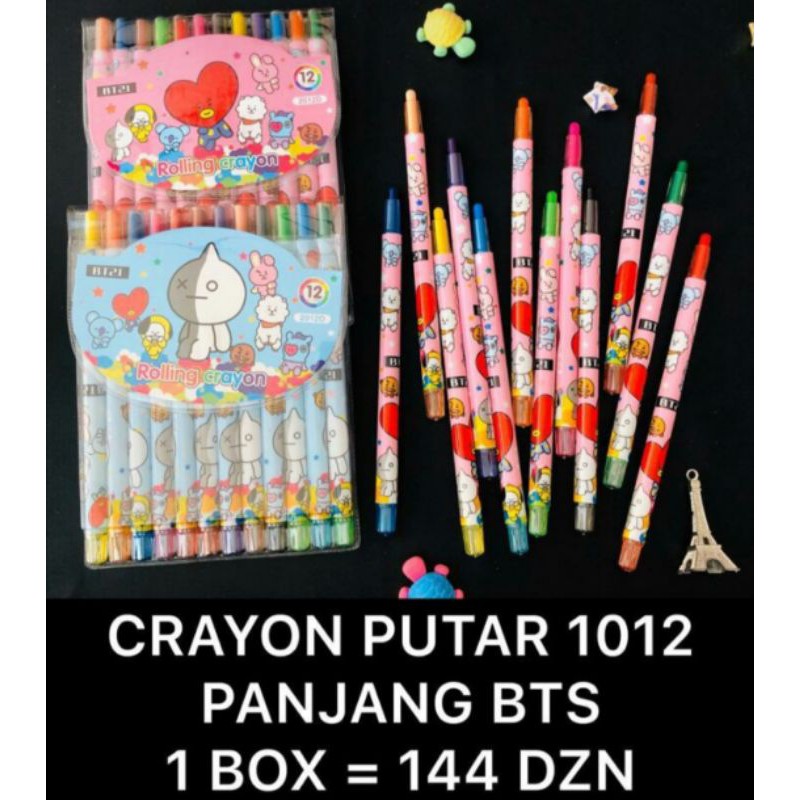 

crayon putar BTS 12 warna panjang