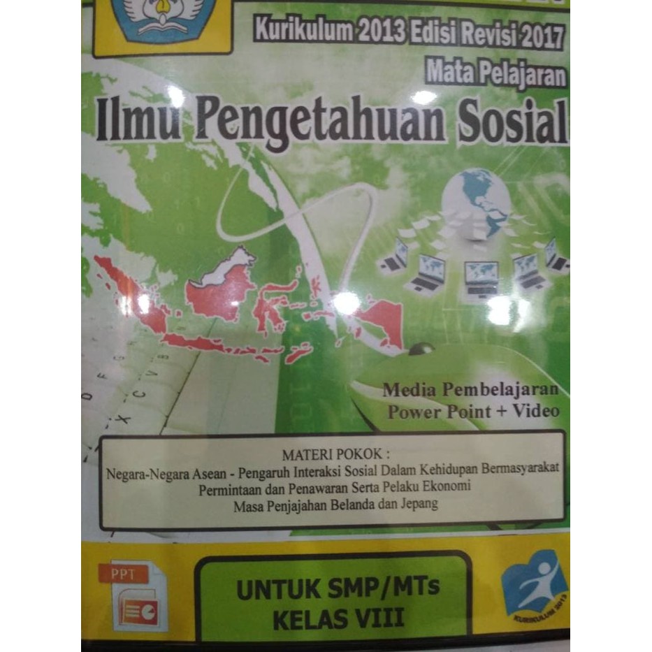 Cd Bahan Ajar Powerpoint Ips Kelas 8 K13 Revisi Terbaru Shopee Indonesia