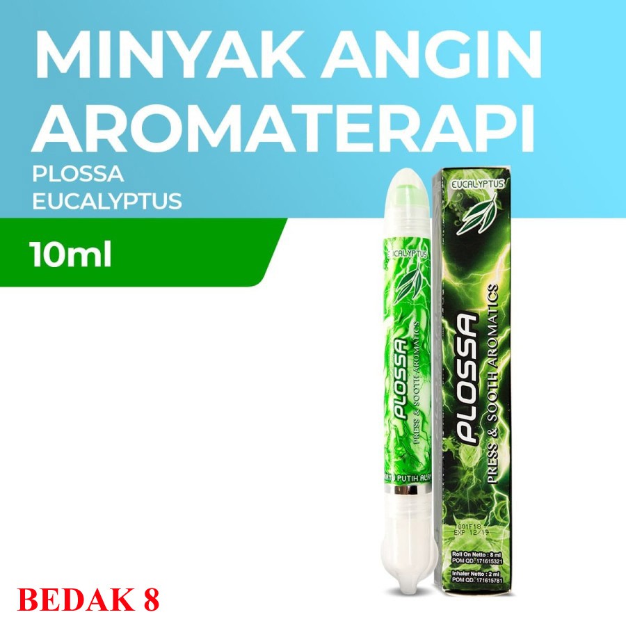 Plossa Minyak Angin Dus 10 ml/Plossa Press &amp; Sooth Aromatics 10 ml