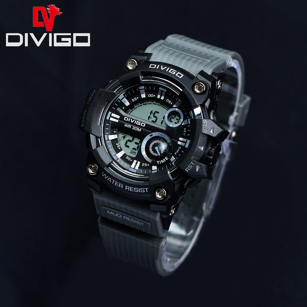[WILL] Jam Tangan Wanita Digital DIVIGO Warna DV-6817 Original Water Resistant