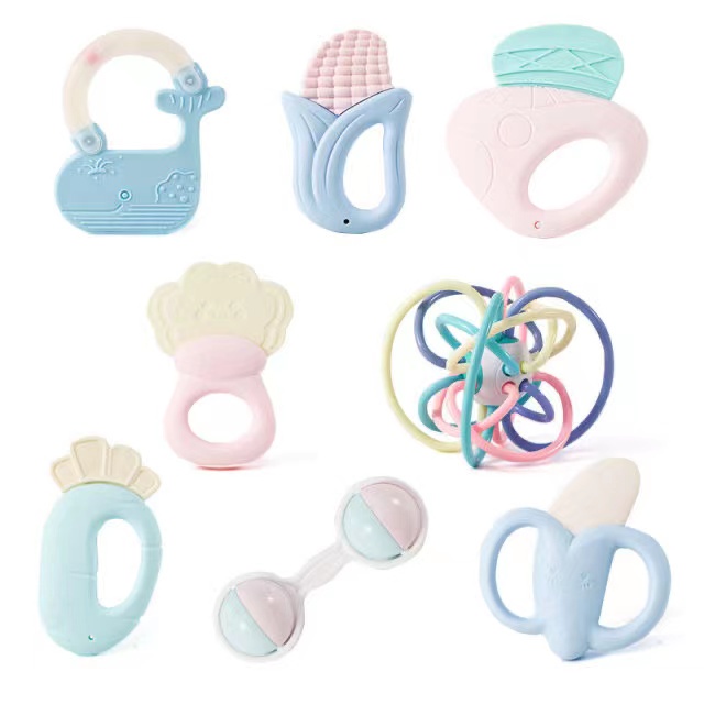 SB168 Mainan Gigitan Bayi Teether Bayi Bersuara Aman Gigitan Untuk Bayi BPA FREE