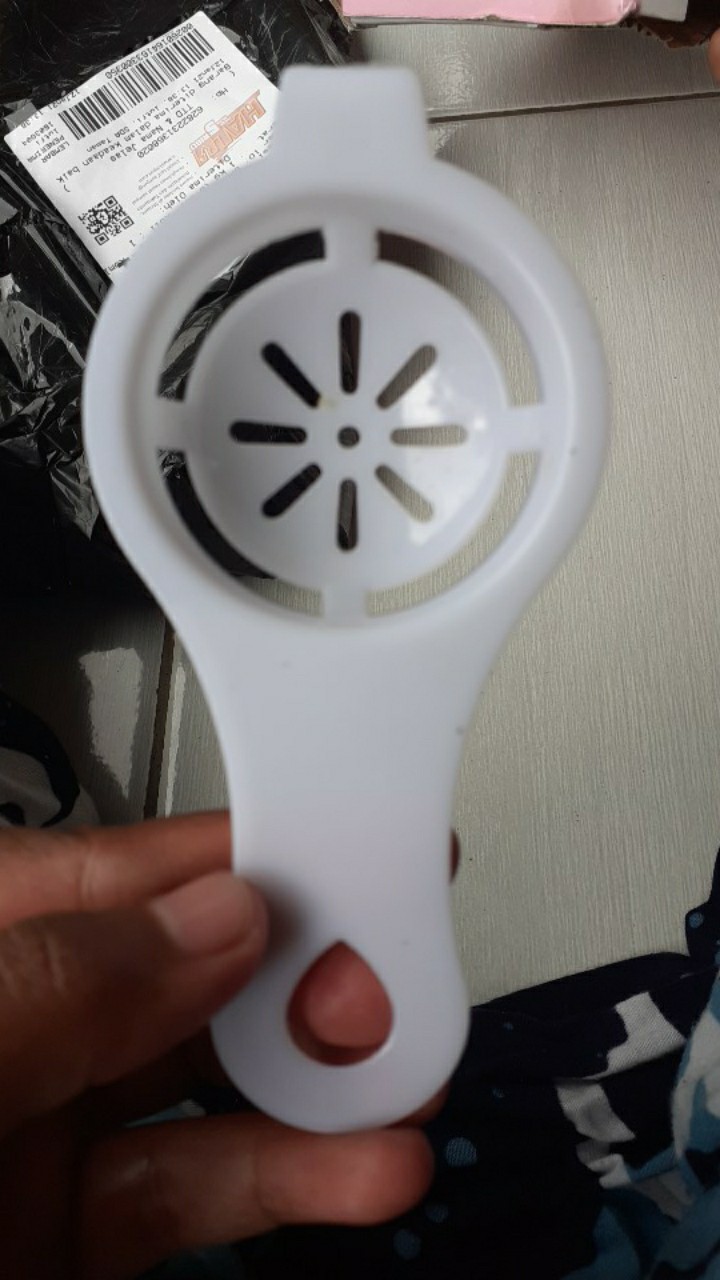 [10gr] Egg Eggs Separator Strainer Alat Dapur Masak Pemisah Putih Kuning Telur Telor Yolk It