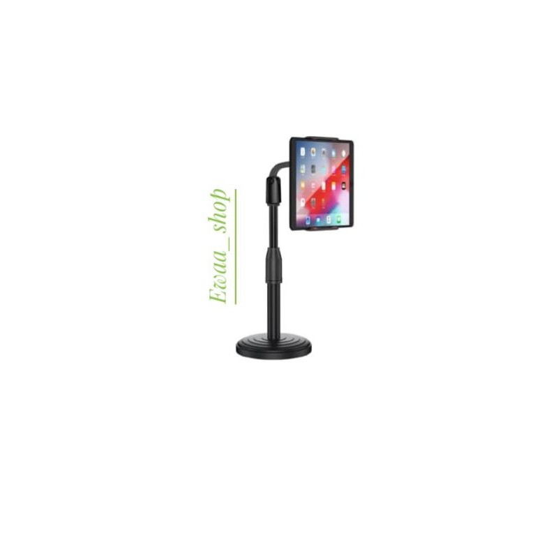 RETRACTABLE L7 PHONE TABLET STAND HOLDER BLACK MULTIFUNGSI FOR LIVE/VLOGGER