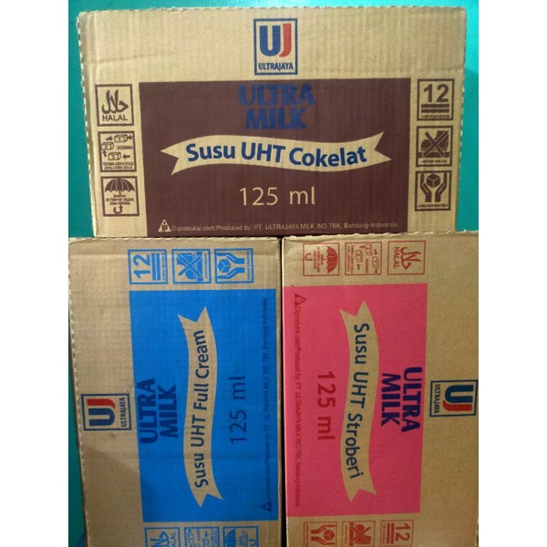 Susu Ultra UHT 125ml(1dus @40pcs)